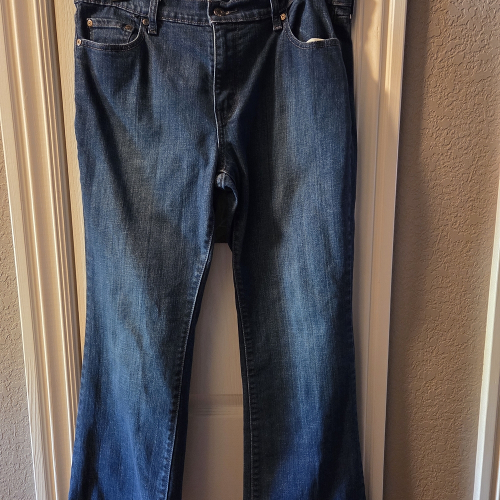 Levi's Blue Boot Cut Jeans Classic Denim Style